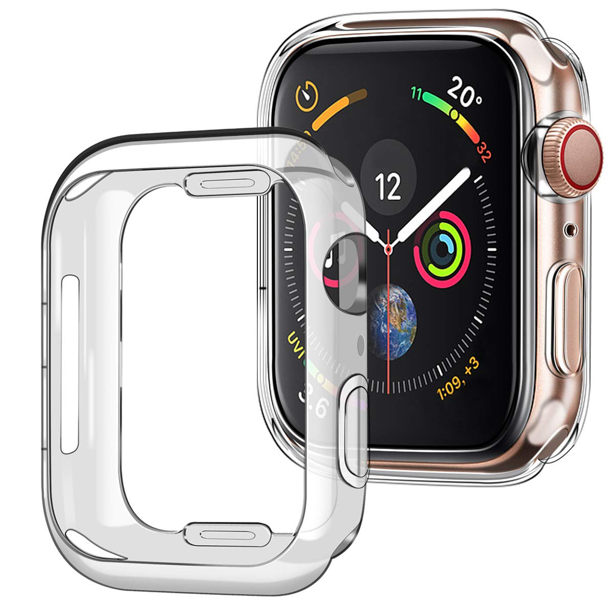 Apple Watch Series 6 / SE / 5 / 4 Transparent Ultra-Thin All Around Bumper